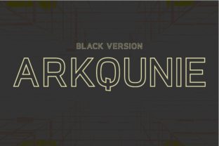 Arkqunie Outline Black: A Designer’s Review for Web and Digital Branding