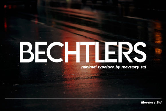 Bechtlers: A Modern Sans Serif Typeface for Digital Design