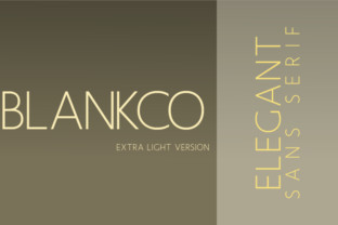 Blankco Extra Light: A Modern Sans Serif for Clean Web Design