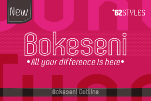 Bokeseni Outline: The Clean Sans Serif Font for Polished Branding