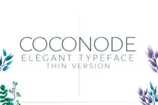 Coconode Thin: Elevating Editorial Design with Modern Typography