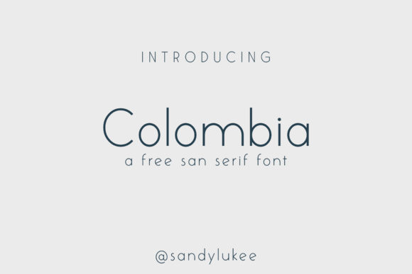 Colombia Typeface: A Minimalist Review for Campaign Design