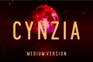 Cynzia Medium: The Rounded Typeface for Handmade Branding