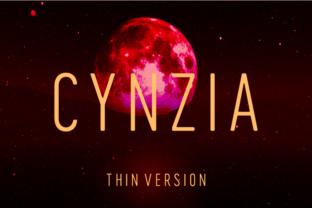 Cynzia Thin: A Soft Geometric Sans Serif for Modern Branding