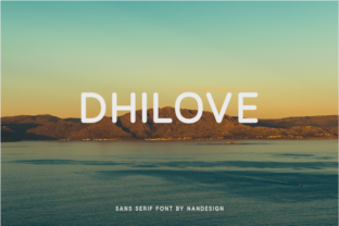 Dhilove: The Rounded Sans Serif Typeface for Modern Web Design