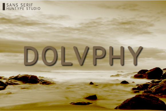 Dolvphy: A Modern Sans Serif Typeface for Editorial Design