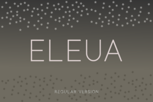 Eleua Regular: The Clean Sans Serif Typeface for Modern Editorial Design