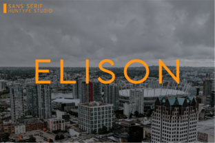 Elison: A Timeless Sans Serif Typeface for Modern Brand Identity