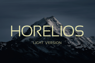 Horelios Light: The Modern Sans Serif Font for Clean Brand Identity