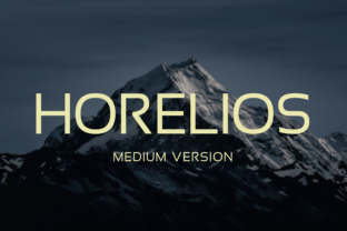Horelios Medium: The Sans Serif Typeface for Modern Brand Identity