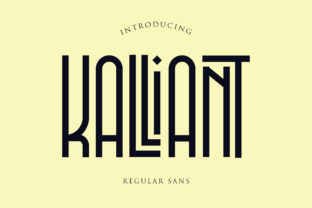 Kalliant Typeface: Elevating Brand Identity with Elegant Simplicity