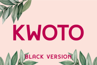 Kwoto Black: The Bold Sans Serif Typeface for High-Impact Digital Marketing