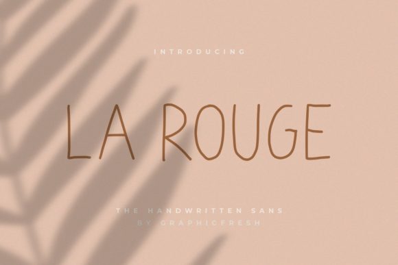 La Rouge: A Delicate Sans Serif for Editorial Clarity