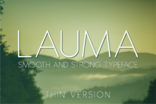 Lauma Thin: A Modern Sans Serif for Clean Web Design