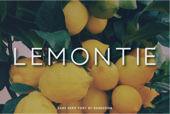 Lemontie: A Classy Sans Serif for Modern Brand Identity