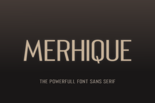 Merhique Family: A Designer’s Take on All-Caps Sans Serif Branding