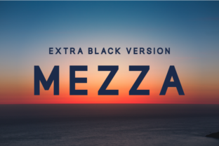 Mezza Extra Black Typeface Review for Digital Brands
