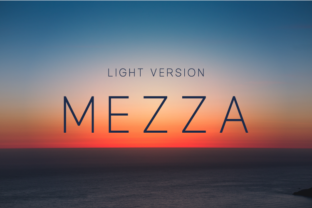 Mezza Light Typeface Review: Minimalist All-Caps Sans Serif for Brand Identity