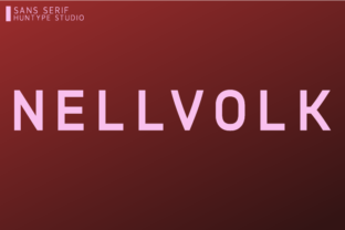 Nellvolk: A Smooth Sans Serif Font for Polished Brand Identity