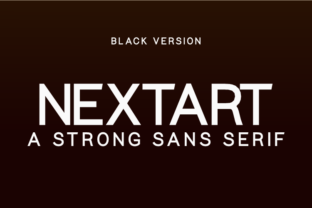 Nextart Black Review: A Bold Sans Serif for Modern Branding