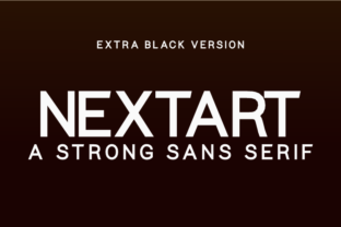 Nextart Extra Black: A Minimalist Sans Serif for Modern Web Design