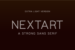 Nextart Outline Extra Light: Elevate Your Brand Identity