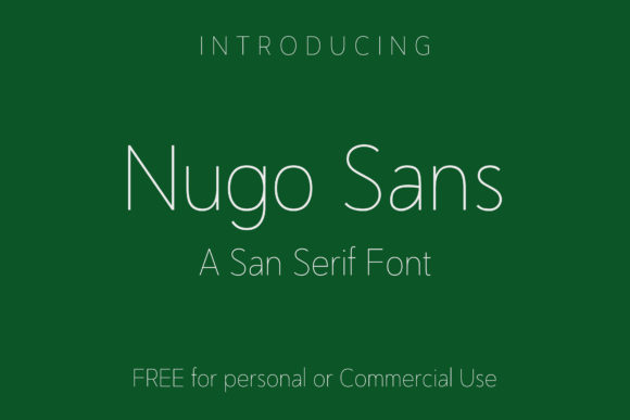 Nugo Sans: The Lightweight Typeface for Clean Web Layouts