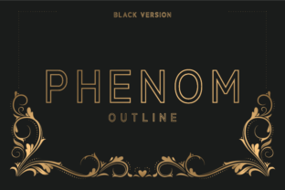 Phenom Outline Black: A Modern Sans Serif for Digital Branding