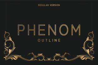 Phenom Outline Regular: A Modern Sans Serif for Bold Branding