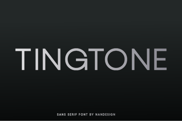 Tingtone: The Clean Sans Serif Typeface for Clear Campaign Messaging