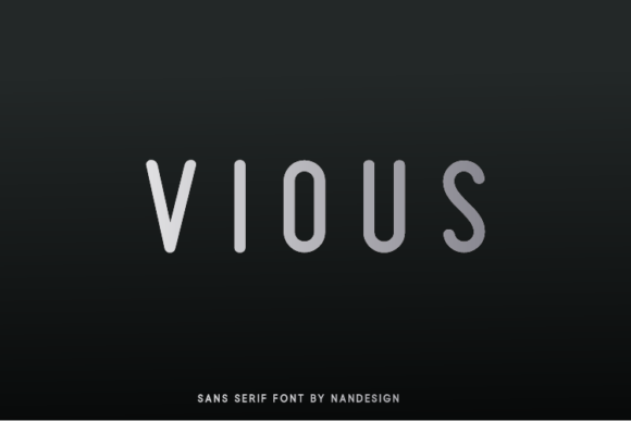 Vious Typeface: A Clean Sans Serif for Modern Web Design